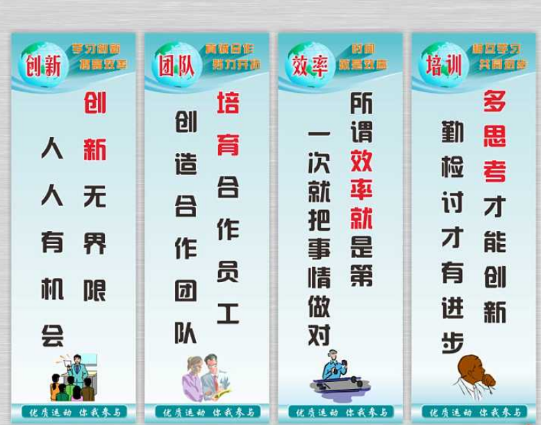 生產(chǎn)車間文化墻標(biāo)語大全企業(yè)工廠勵(lì)志制作