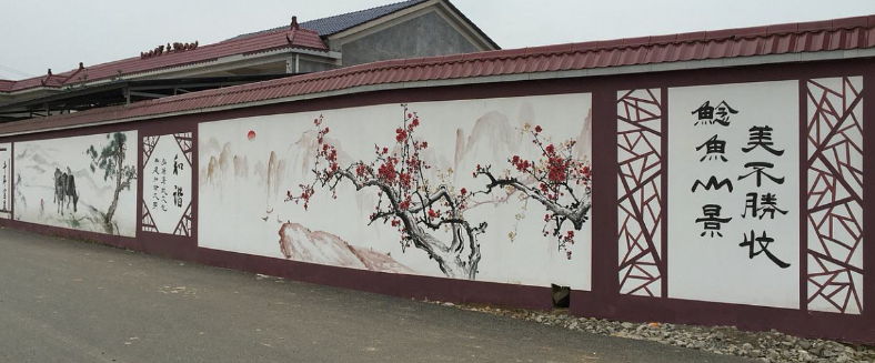 健康文化墻彩繪,藝術樣板房彩繪,3d制作