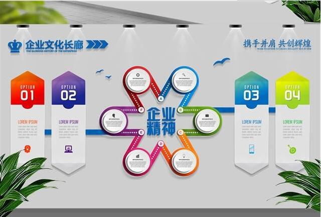 北京卓眾出版有限公司文化墻創(chuàng)意設(shè)計(jì)圖