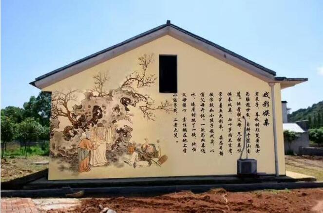 電信局社區露天文化墻設計圖