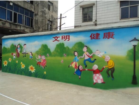 科技部社區露天文化墻設計圖