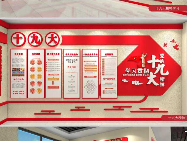 社區(qū)黨建文化墻方案設(shè)計