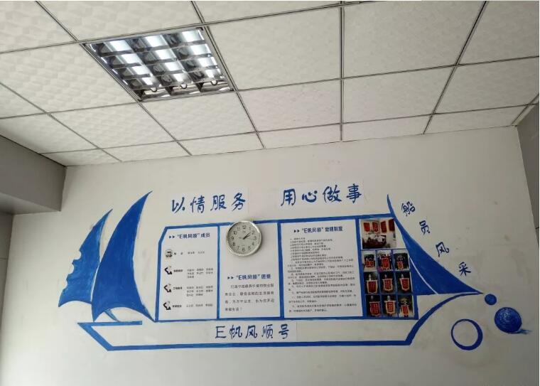 中鋒物業(yè)公司辦公室文化墻創(chuàng)意設(shè)計(jì)