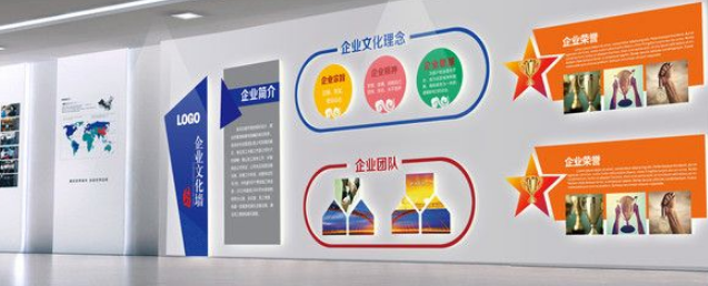 互聯(lián)網(wǎng)公司企業(yè)文化墻設(shè)計(jì)圖