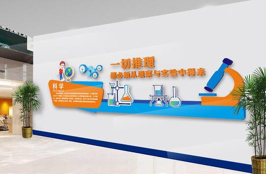 華陽教育培訓學校走廊文化墻