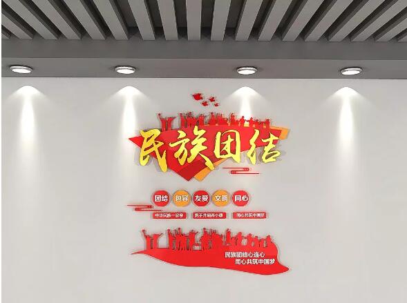 南街社區黨建文化墻制作