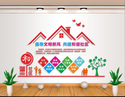 創意和諧社區文化墻 