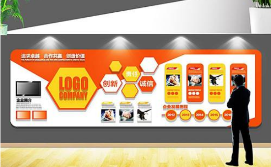 行政辦公室激勵(lì)標(biāo)語墻貼畫亞克力3d立體公司文化墻圖片