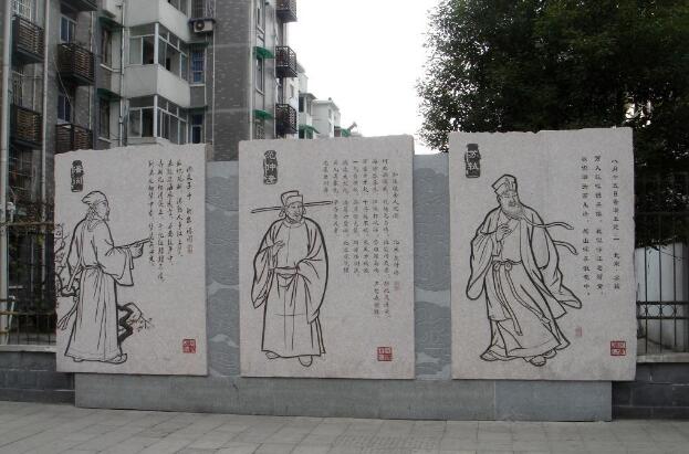 校園浮雕文化墻制作效果圖