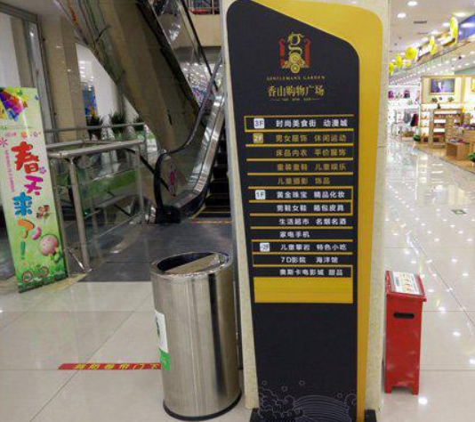 定做商場創(chuàng)意導視牌 導視標識制作