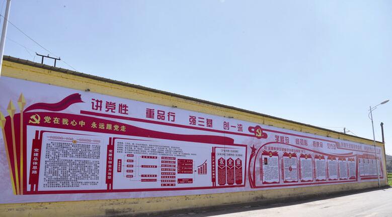 鄉鎮黨建文化墻設計效果圖