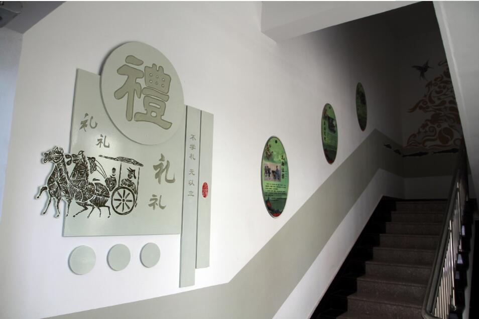 北京小學樓道文化墻效果圖
