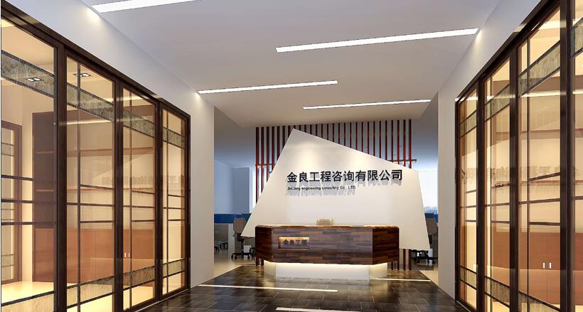 辦公室前臺文化墻制作效果圖