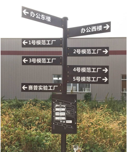 導(dǎo)視牌指路牌告示牌戶外萬向牌立柱立桿標(biāo)識牌分流牌多功能指引牌