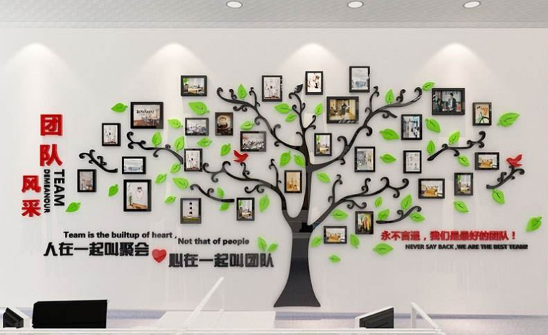 公司標(biāo)語(yǔ)企業(yè)文化墻裝飾字畫(huà)辦公室墻面布置3d亞克力字