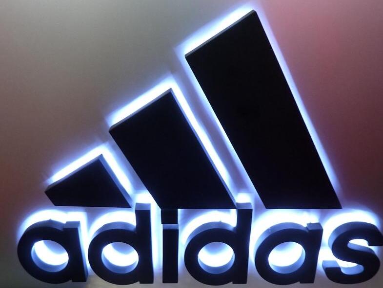 adidasled背發(fā)光字圖片