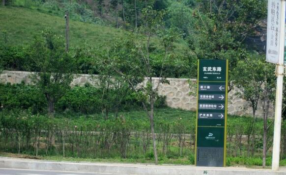 公園路邊導視牌制作效果圖