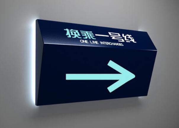 地鐵導(dǎo)視牌制作效果圖