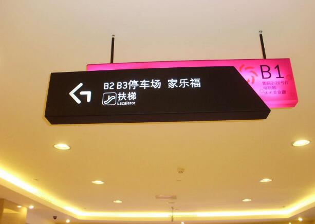南風(fēng)商場(chǎng)導(dǎo)視牌制作效果圖