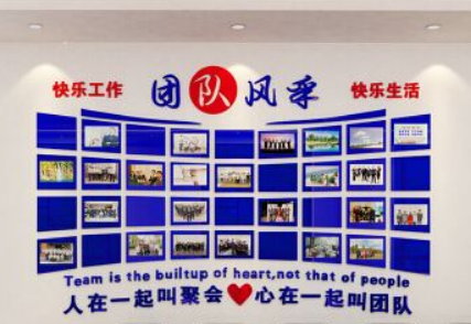 員工風(fēng)采文化墻公司照片墻辦公室裝飾貼紙企業(yè)勵(lì)志亞克力