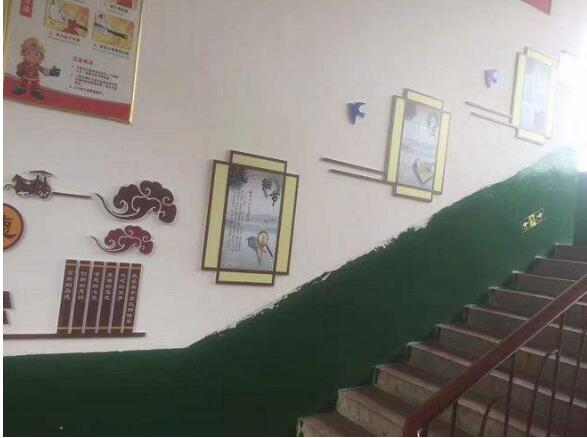 校園樓道文化墻制作效果圖