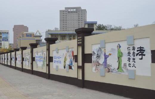 街道文化墻制作效果圖