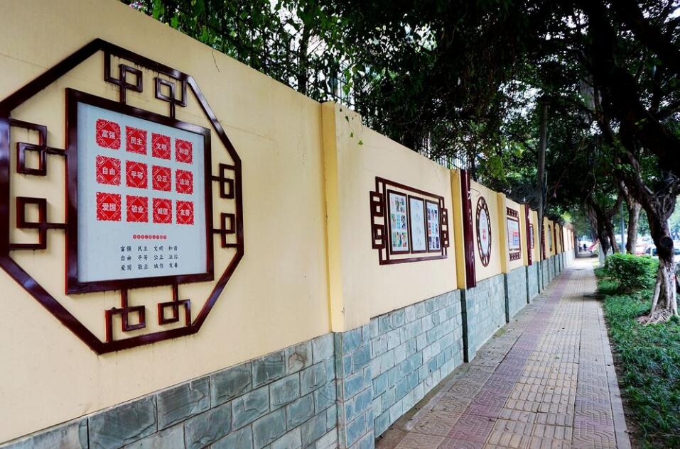 街道文化墻制作效果圖