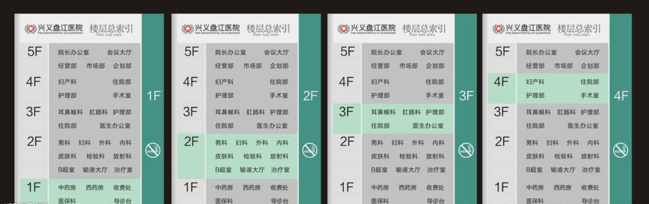 合肥市濱湖醫(yī)院 標(biāo)識導(dǎo)視系統(tǒng)欣賞