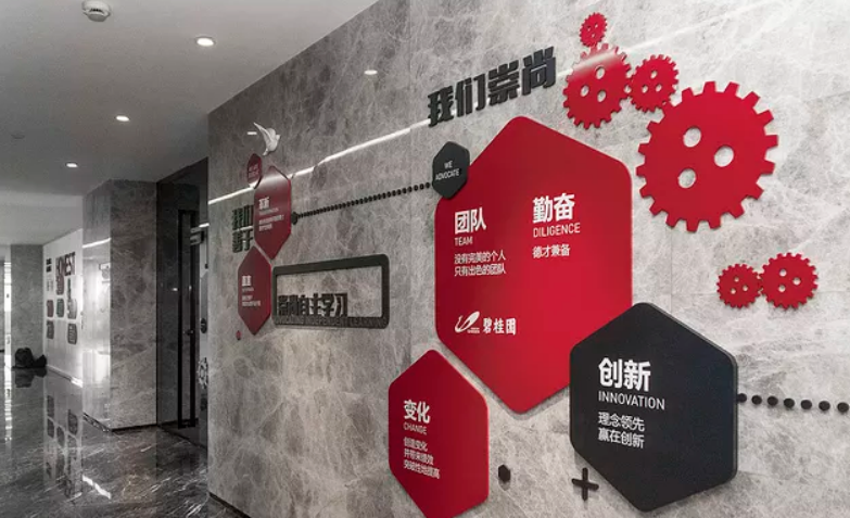 企業(yè)文化墻設計公司簡介創(chuàng)意辦公室文化長廊