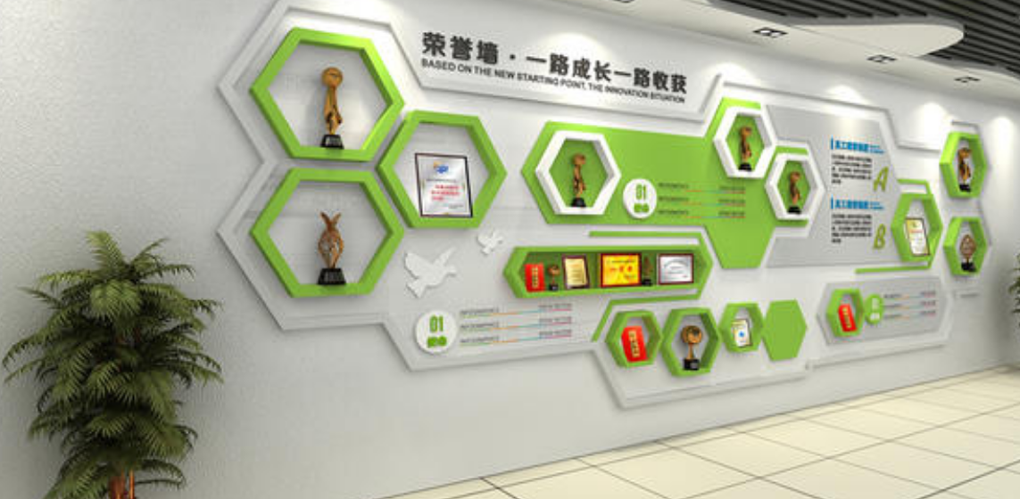 員工照片墻3d立體墻貼亞克力辦公室企業(yè)文化墻公司