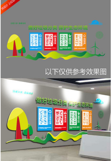 社區(qū)垃圾分類環(huán)保文化墻