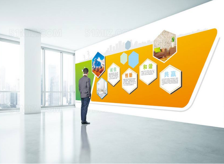 簡約大氣公司企業(yè)文化墻辦公室形象墻發(fā)展歷程