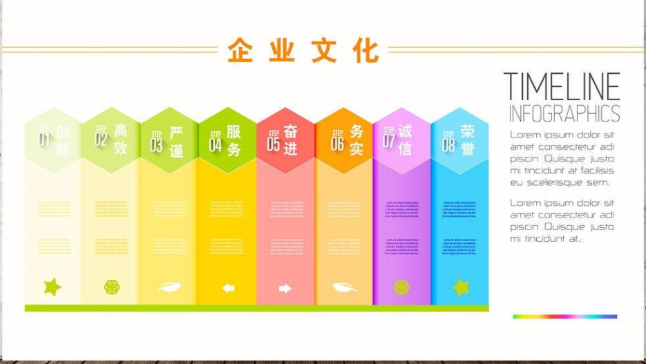 簡潔完整實(shí)用的公司宣傳欄企業(yè)文化墻設(shè)計(jì)