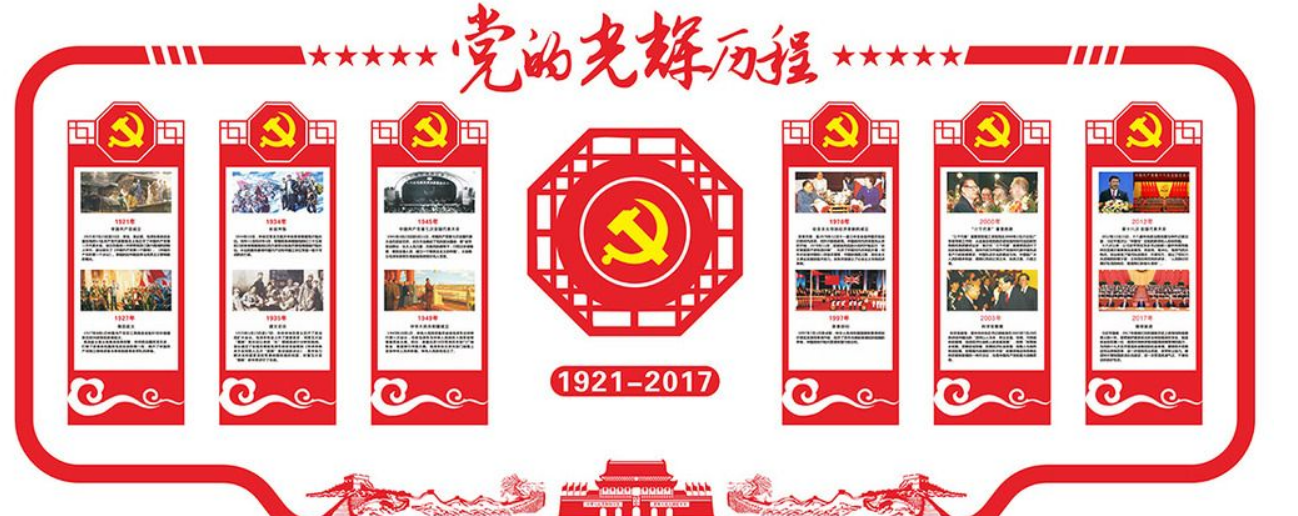 微立體黨員活動室開展兩學(xué)一做黨建文化墻