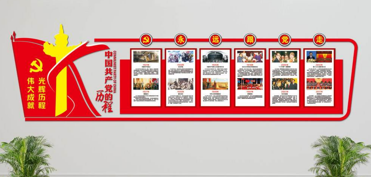 微立體黨建文化墻設(shè)計