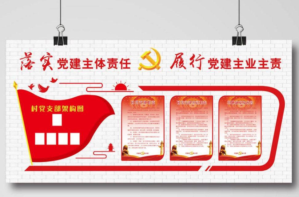 黨建文化墻立體墻面設計圖片