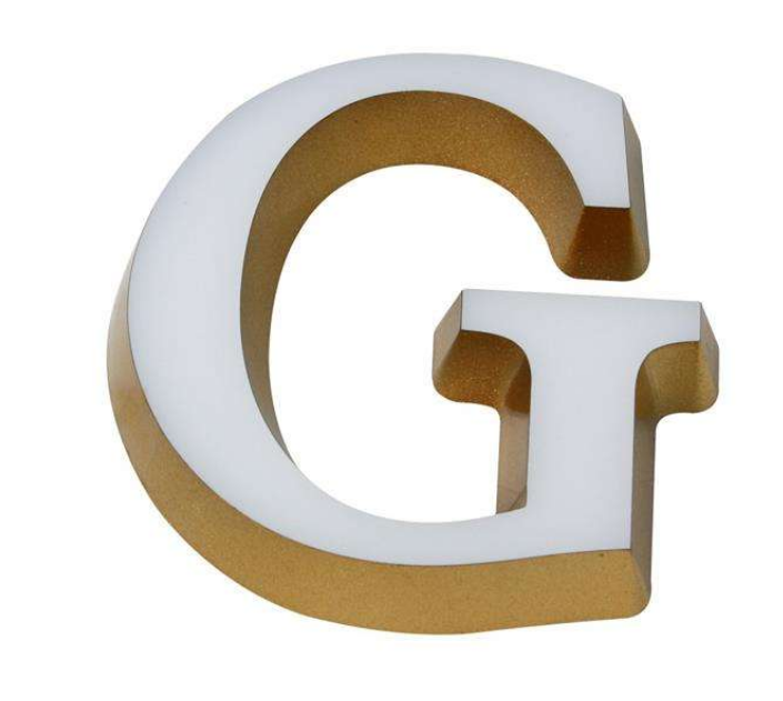 斜邊迷你發(fā)光字高檔大氣