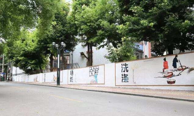 街頭文化墻制作效果圖