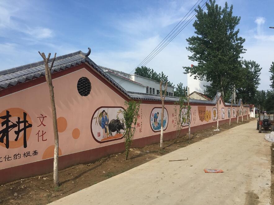 創(chuàng)意農(nóng)村文化墻彩繪制作效果圖