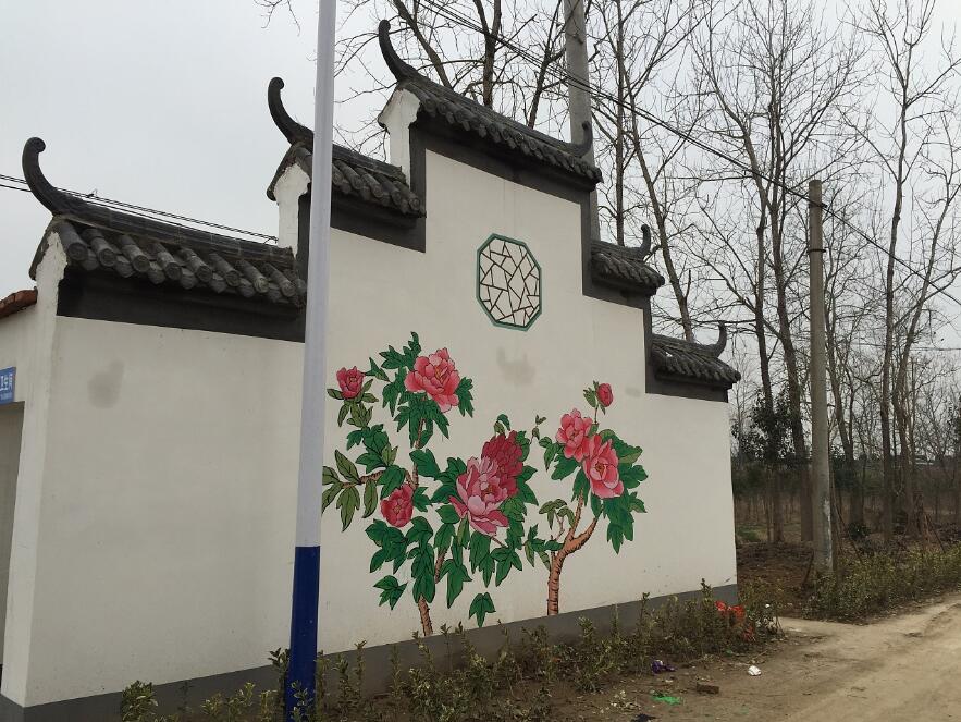 創(chuàng)意農(nóng)村文化墻彩繪制作效果圖
