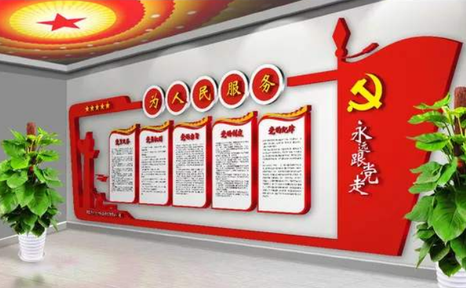 黨建文化墻展板設(shè)計(jì)圖