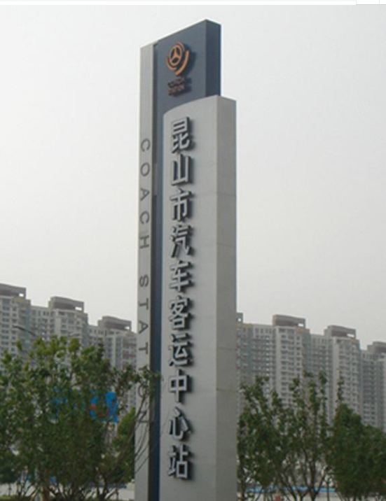 大型立式導視牌戶外導向指示牌