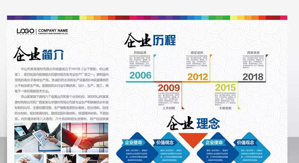 企業文化墻公司形象墻企業展板