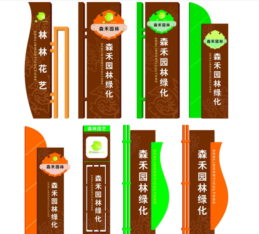 小區道路導視牌