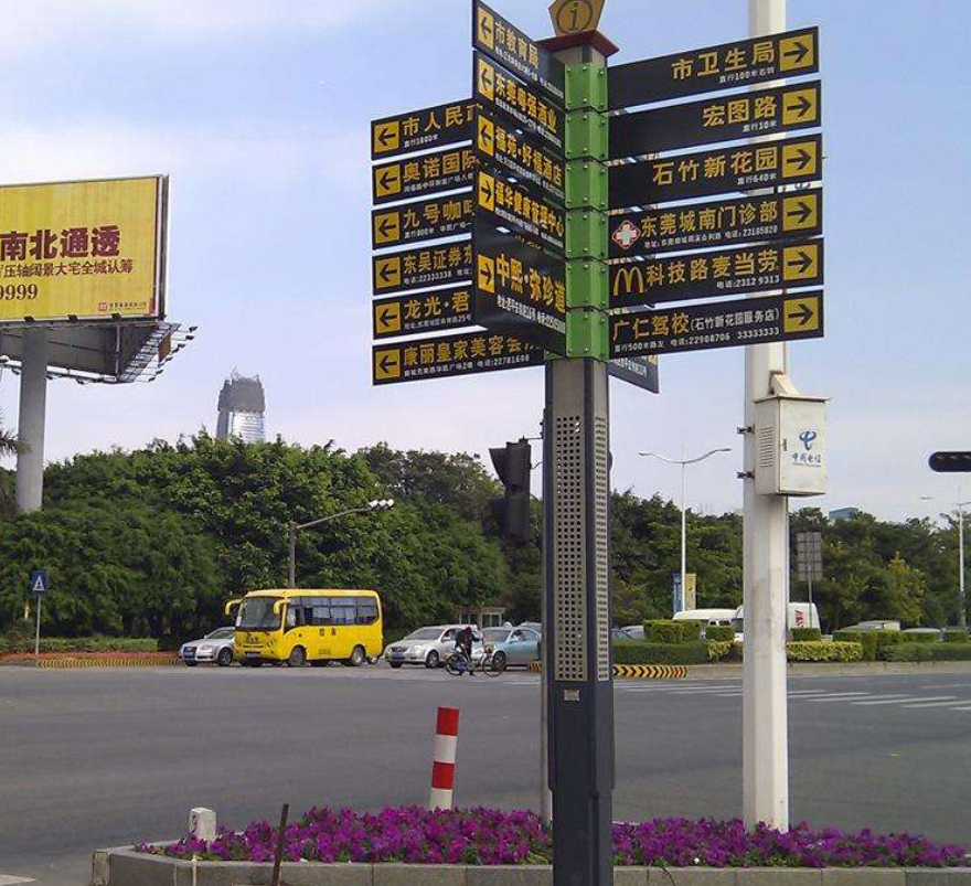 小區戶外樓層指示牌