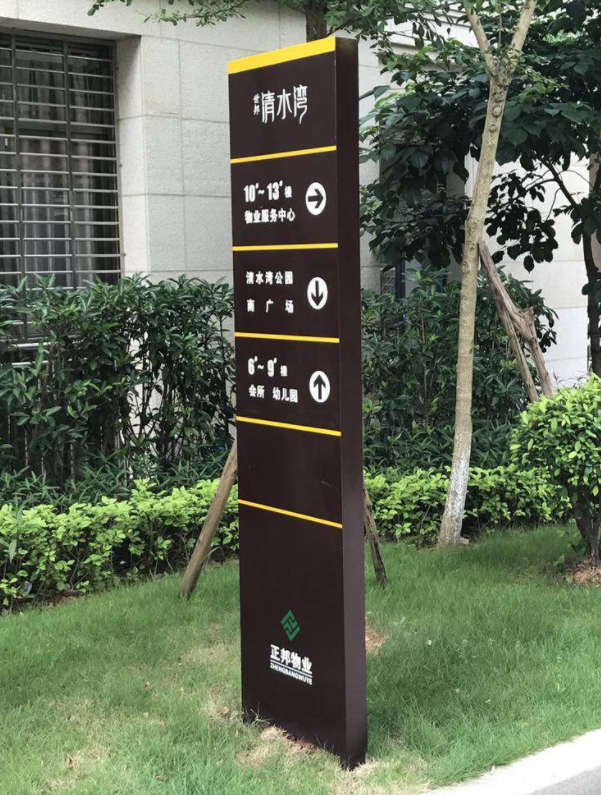 公園不銹鋼標識牌定制景點方向導視牌
