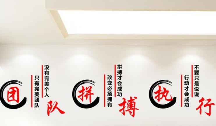 立體公司企業(yè)文化墻標(biāo)語勵(lì)志貼紙激勵(lì)文字辦公