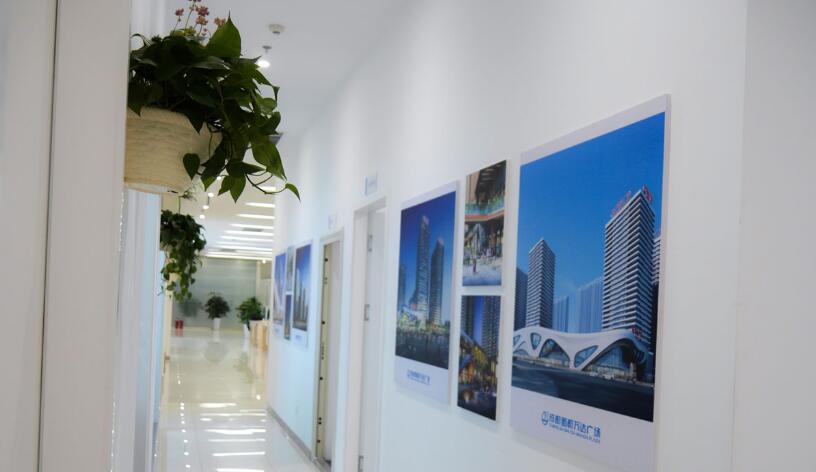辦公室走廊文化墻制作效果圖