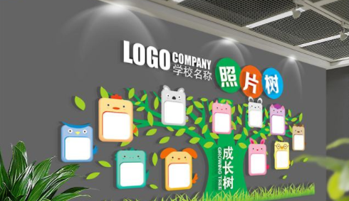 古典中國風異形微立體中醫院文化墻展板模板