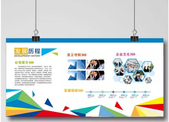 旅游公司文化墻設計